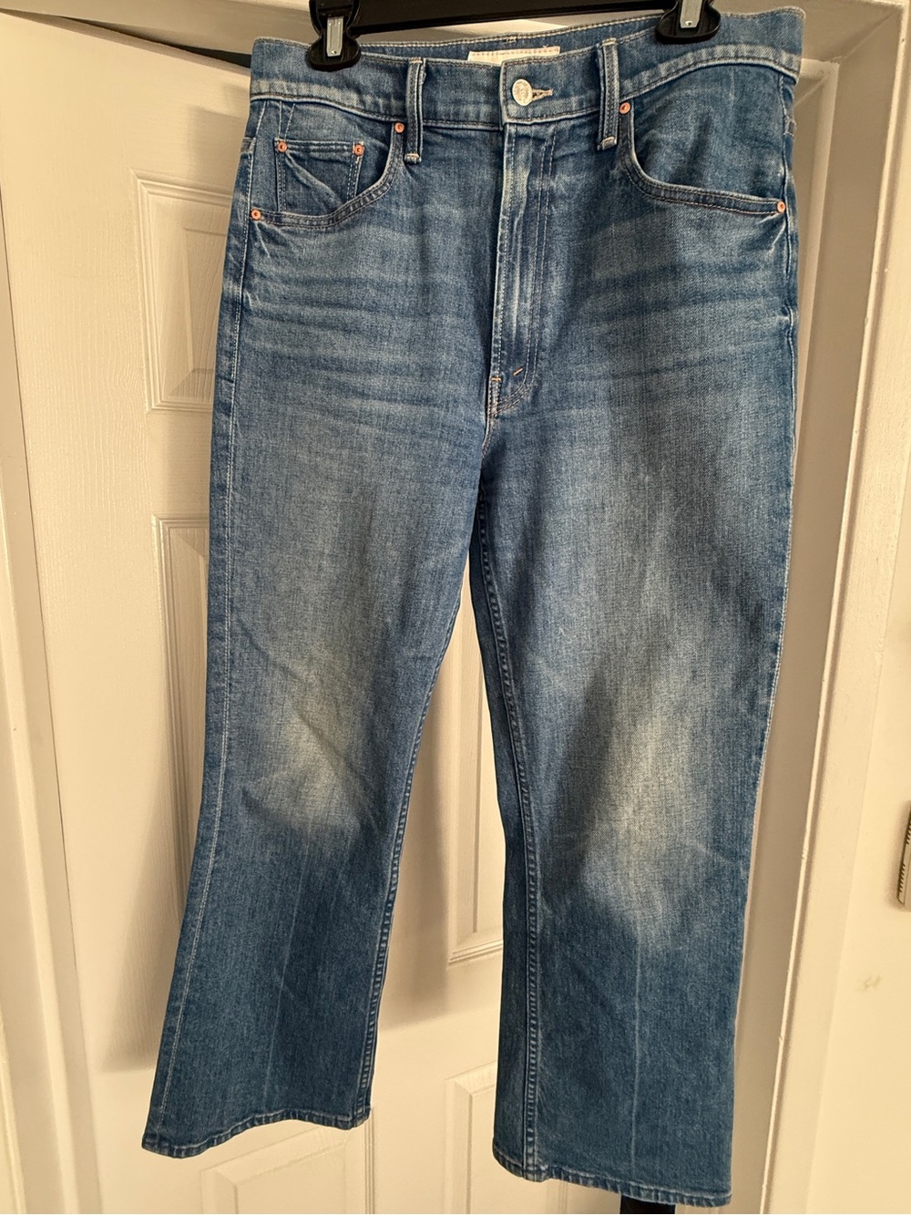 MOTHER The Scooter Ankle Jeans Size 29 It’s A Small World Bootcut Flare Denim